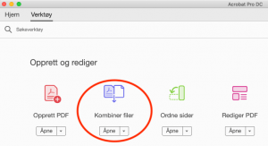 Kombinere Flere Filer Til En Pdf I Acrobat Qross Kurssenter