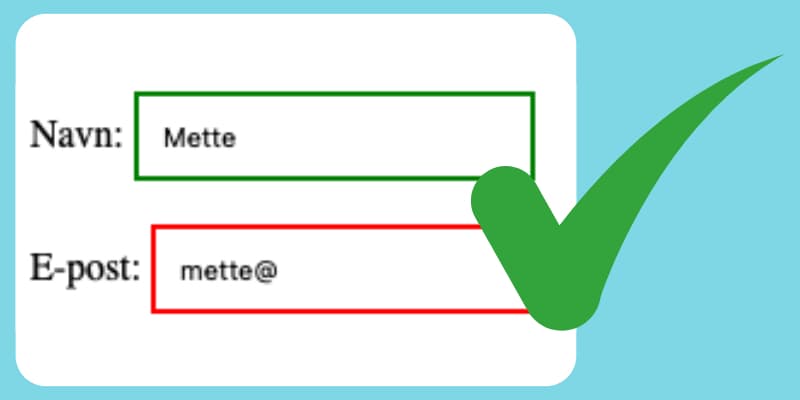 Skjemavalidering med CSS