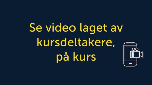 Video: Bli med Elin på kurs.