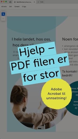 Video: Komprimer PDF-filer i Adobe Acrobat